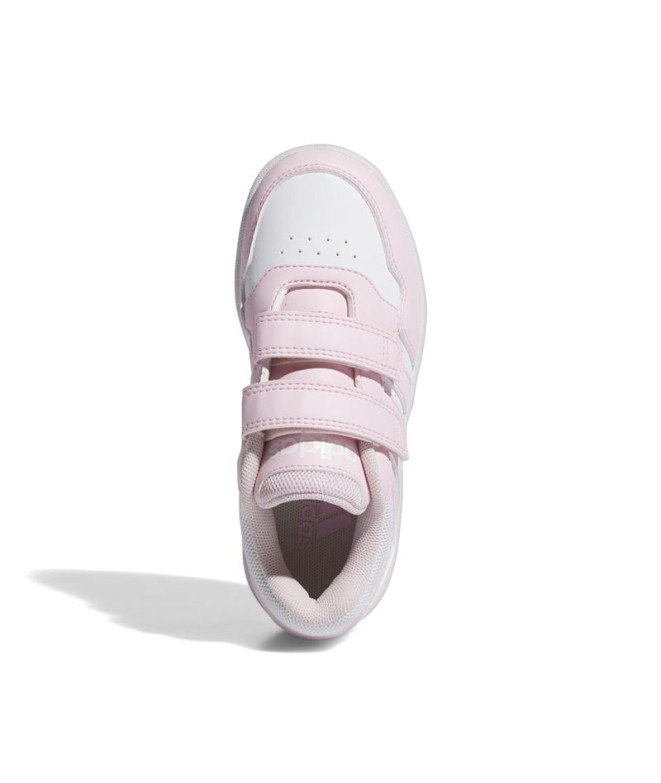 Chaussures adidas Enfant Hoops 3.0 Bold White