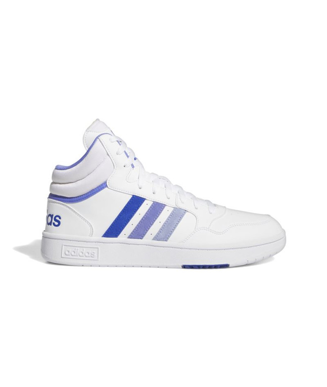 Chaussures adidas Homme Hoops 3.0 Mid Blanc