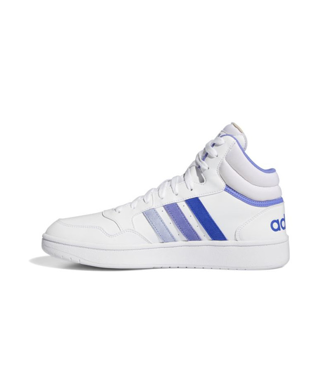 Chaussures adidas Homme Hoops 3.0 Mid Blanc