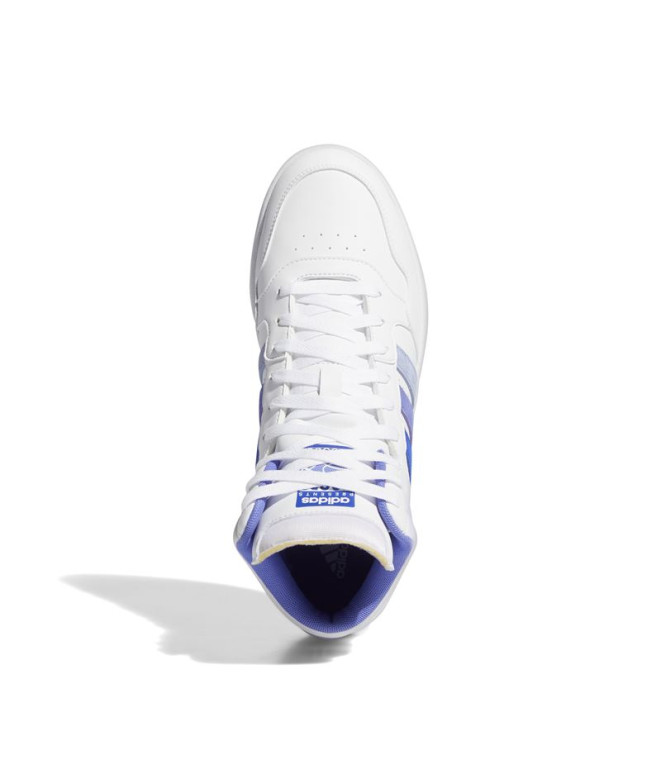 Chaussures adidas Homme Hoops 3.0 Mid Blanc