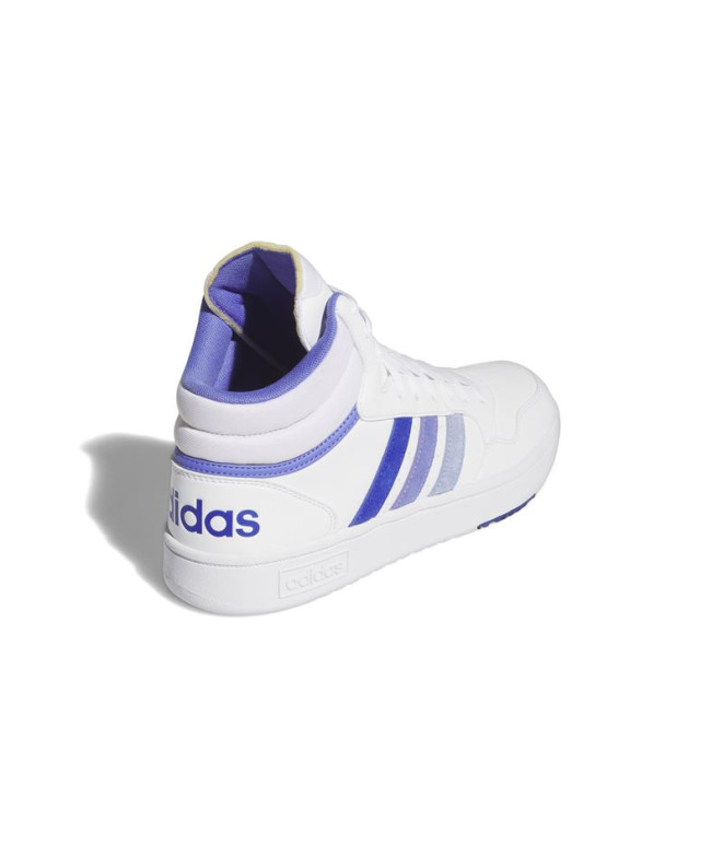Chaussures adidas Homme Hoops 3.0 Mid Blanc