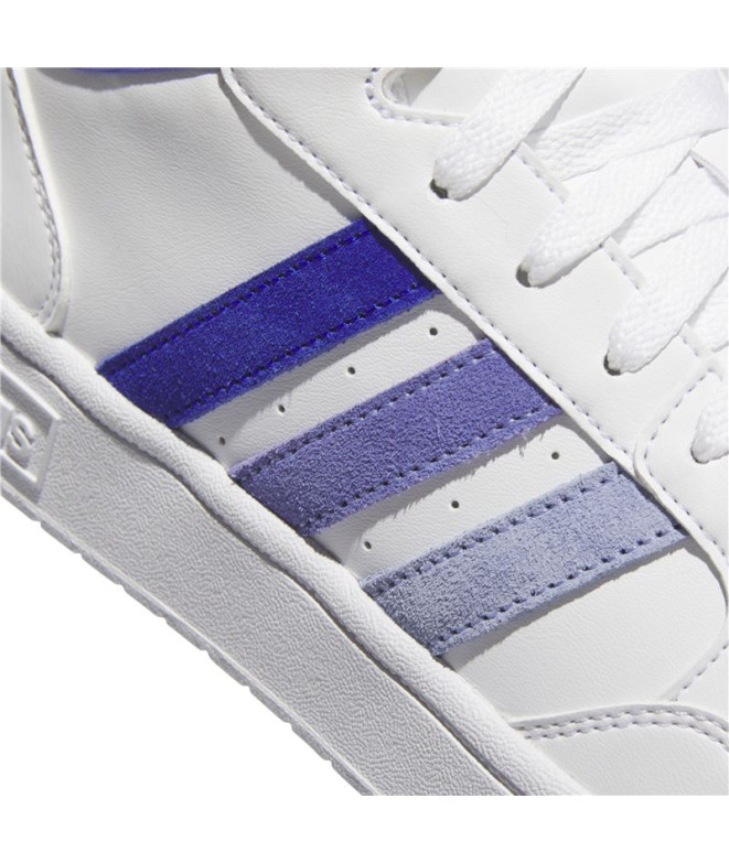 Chaussures adidas Homme Hoops 3.0 Mid Blanc