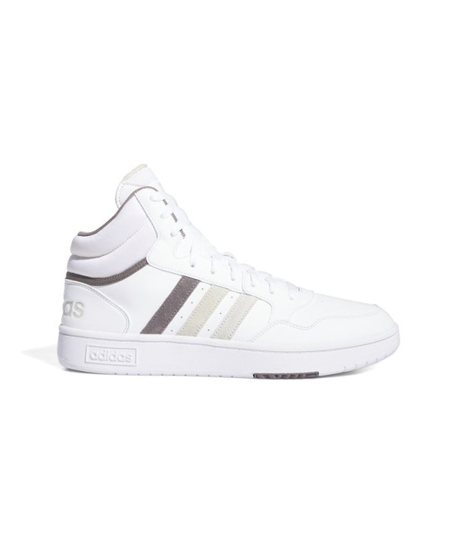 Chaussures adidas Homme Hoops 3.0 Mid Blanc