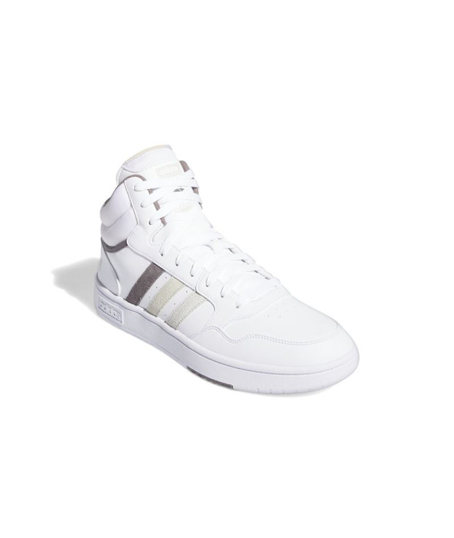 Chaussures adidas Homme Hoops 3.0 Mid Blanc