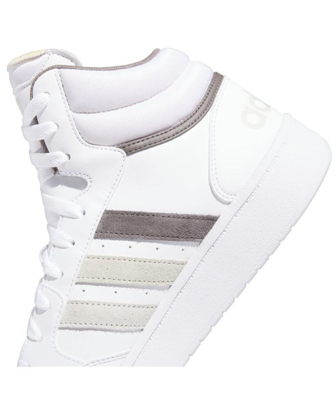 Chaussures adidas Homme Hoops 3.0 Mid Blanc