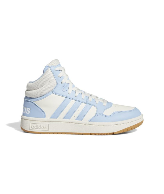 Chaussures adidas Femme Hoops 3.0 Mid Blanc