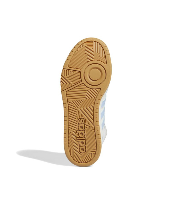 Chaussures adidas Femme Hoops 3.0 Mid Blanc