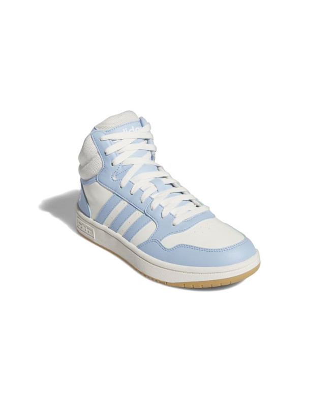 Chaussures adidas Femme Hoops 3.0 Mid Blanc