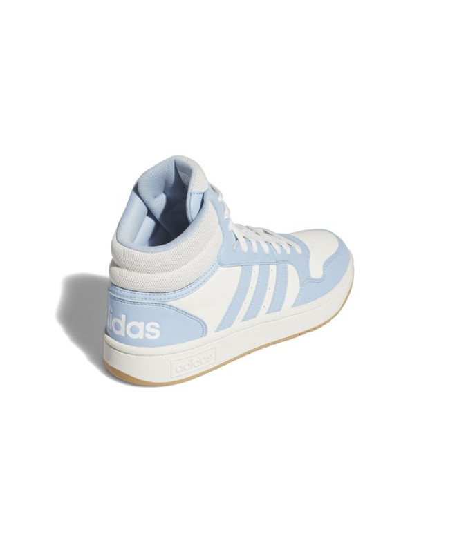 Chaussures adidas Femme Hoops 3.0 Mid Blanc