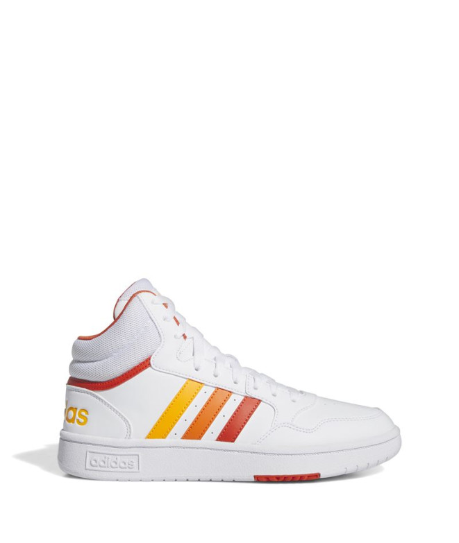 Chaussures adidas Femme Hoops 3.0 Mid Blanc