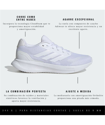 Chaussures Running adidas Running Femme de Runfalcon 5 White 2