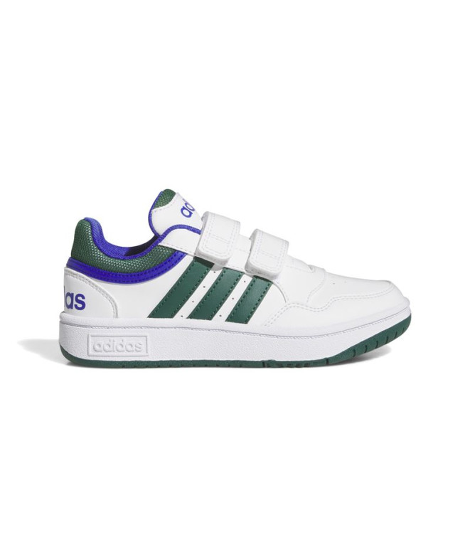 Chaussures adidas Enfant Hoops Mid 3.0 Blanc