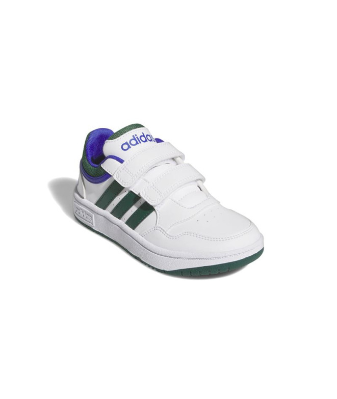 Chaussures adidas Enfant Hoops Mid 3.0 Blanc