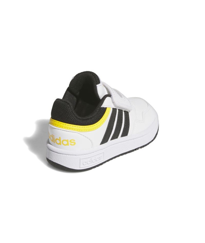 Chaussures adidas Enfant Hoops Mid 3.0 Blanc