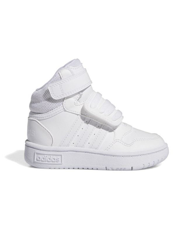 Chaussures adidas Enfant Hoops Mid 3.0 Blanc