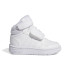 Sapatilhas adidas Infantil Hoops Mid 3.0 Branco