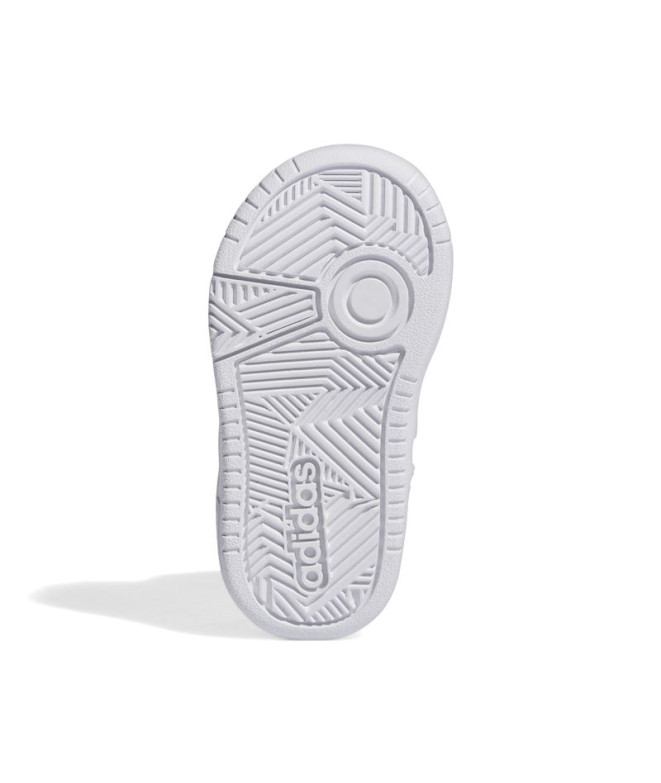 Chaussures adidas Enfant Hoops Mid 3.0 Blanc