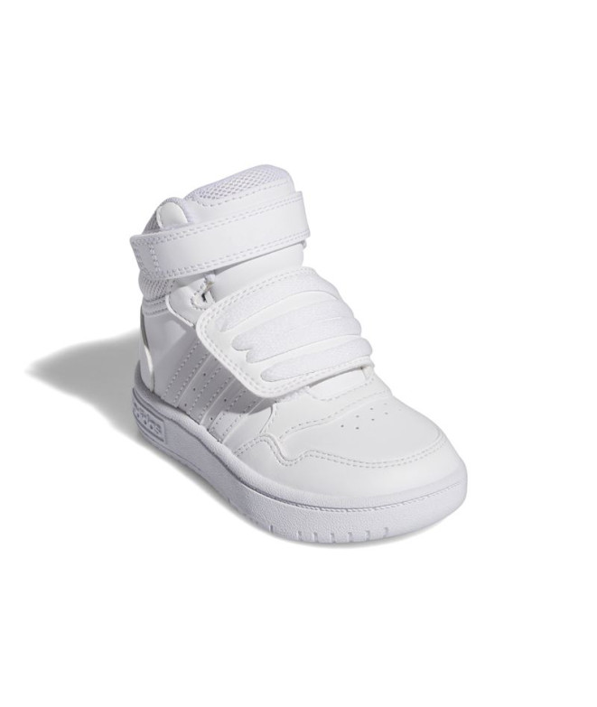 Sapatilhas adidas Infantil Hoops Mid 3.0 Branco