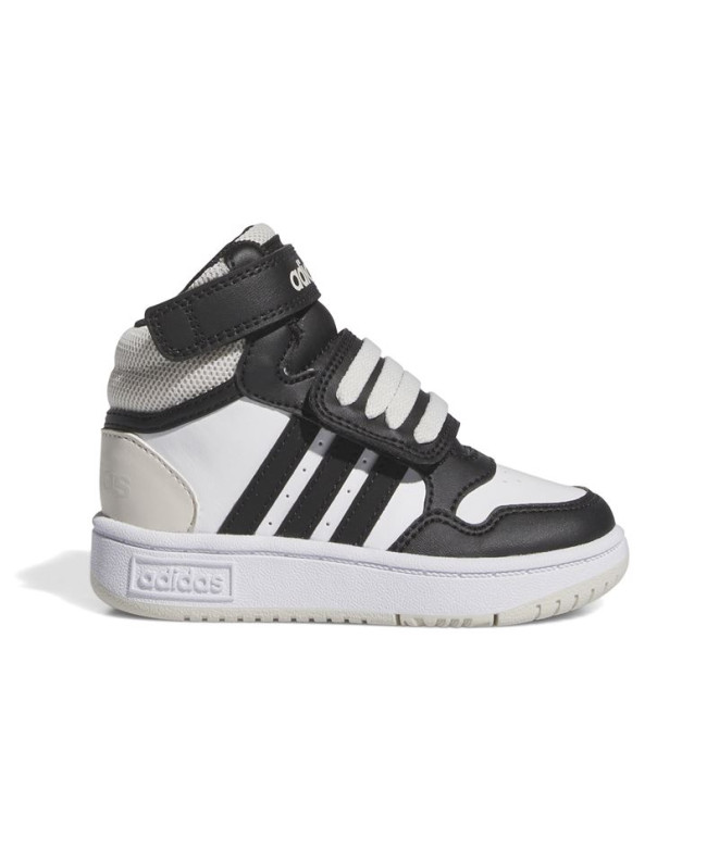 Chaussures adidas Enfant Hoops Mid 3.0 Blanc