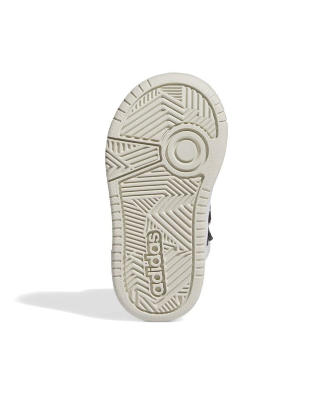 Chaussures adidas Enfant Hoops Mid 3.0 Blanc