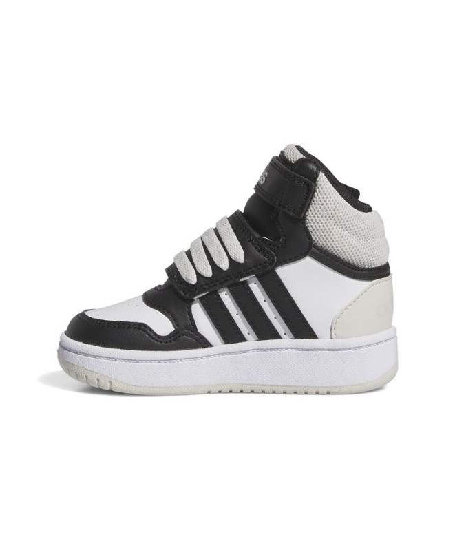 Sapatilhas adidas Infantil Hoops Mid 3.0 Branco