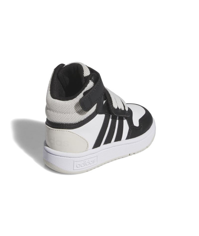 Chaussures adidas Enfant Hoops Mid 3.0 Blanc