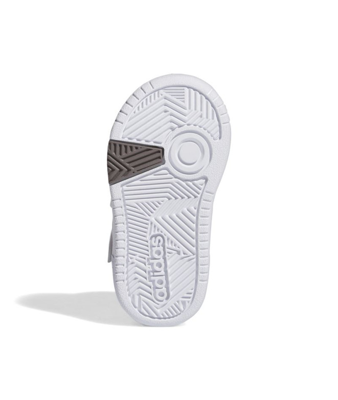 Chaussures adidas Enfant Hoops Mid 3.0 Blanc