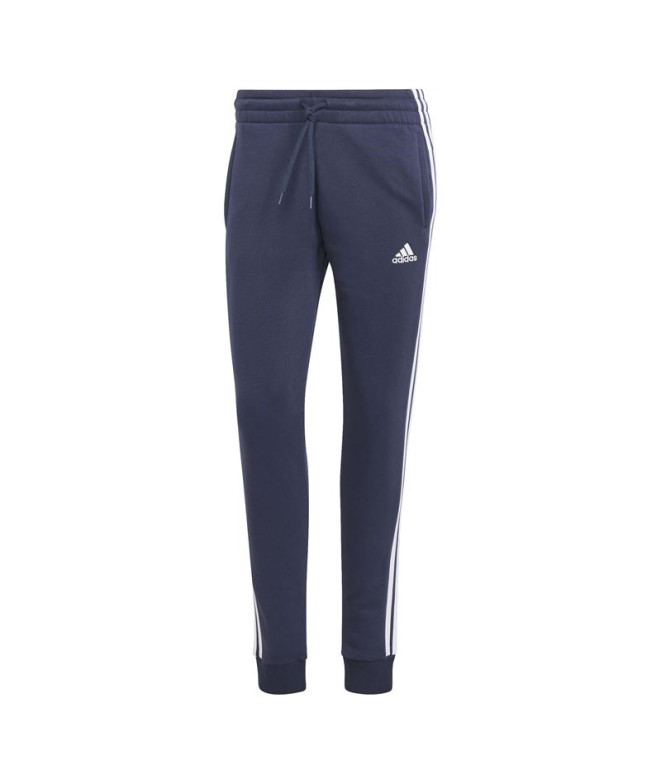 Pantalones adidas Essentials 3-Stripes Fleece Mujer Azul