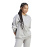 Sudadera adidas Essentials 3-Stripes Oversized Fleece Mujer Gris