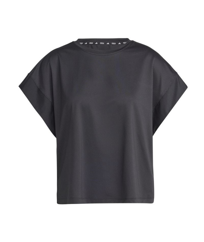 Camiseta de Fitness adidas Essentials Studio Mujer Negro