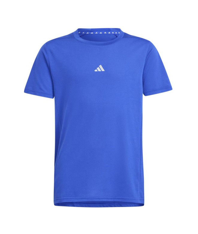 Camiseta Fitness adidas Menino por Training Aeroready Blue