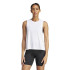 Camiseta Fitness adidas Mulher de Studio Tank White