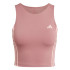 Camiseta Running adidas Mulher de Own The Run 3 Bandas Rosa