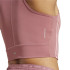 Camiseta Running adidas Mulher de Own The Run 3 Bandas Rosa
