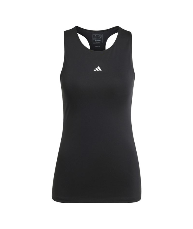 Camiseta Fitness adidas Mulher by Techfit Racerback Training Preto