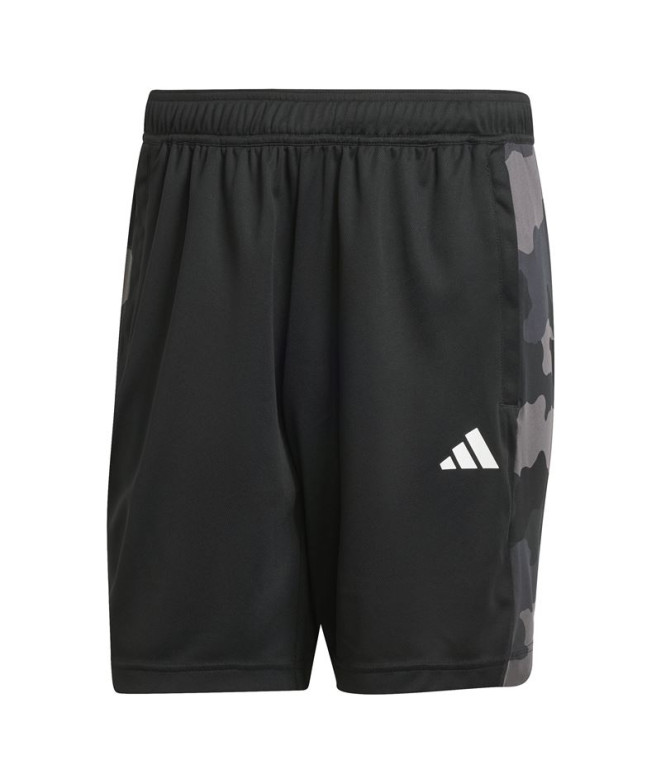 Pantalones de Fitness adidas Train Essentials Camo Training Hombre Negro