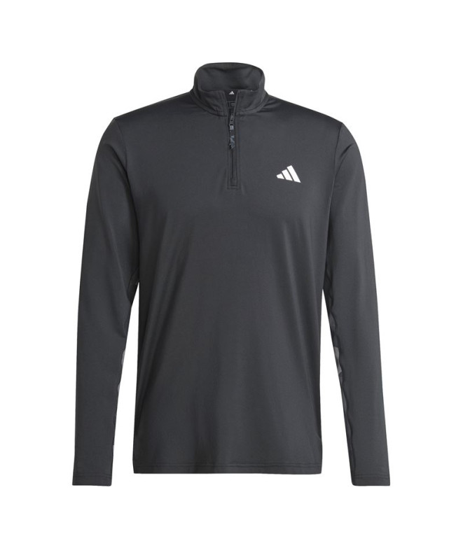 Sudadera adidas Essentials Camo Training 1/4 Zip Longsleeve Hombre Negro