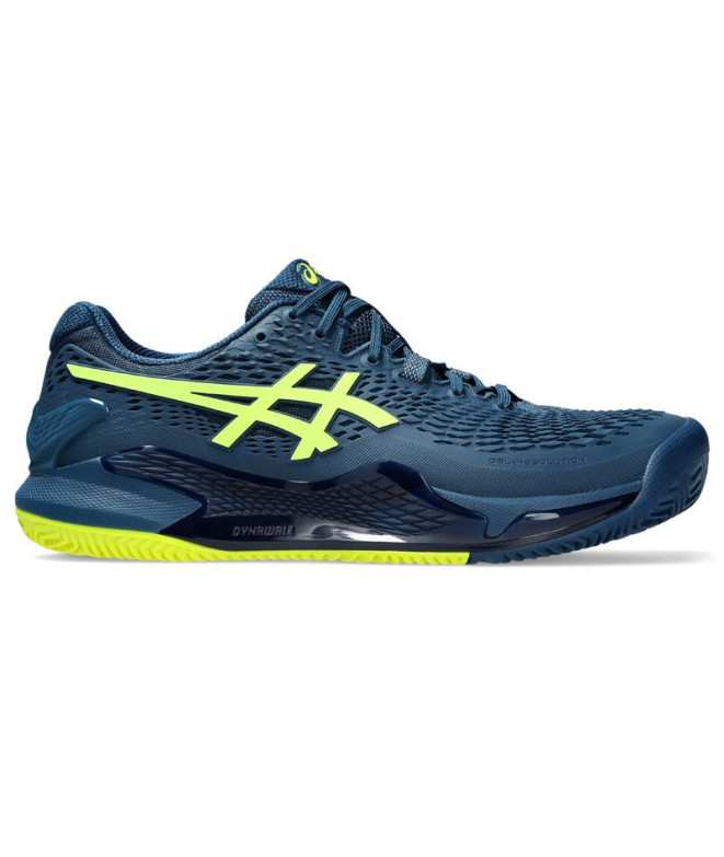 Chaussures Tennis Gel Homme by ASICS -Resolution 9 Clay Blue