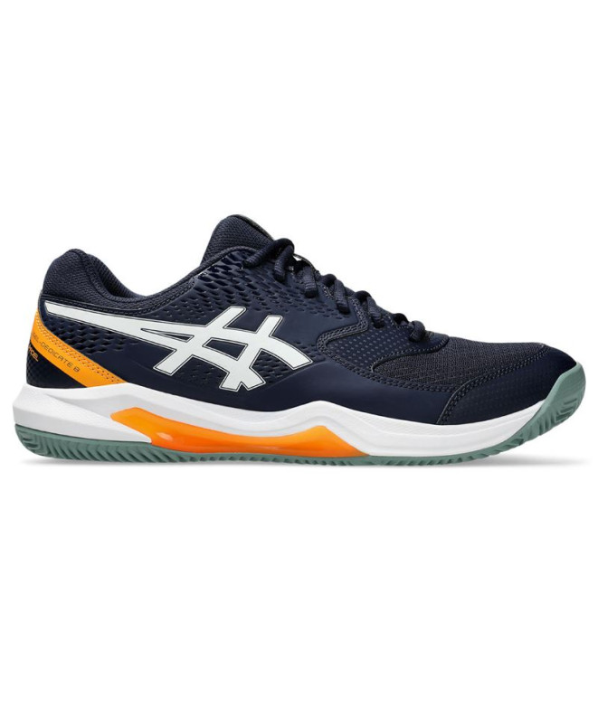 Zapatillas de Pádel ASICS Gel-Dedicate 8 Padel Hombre Azul Oscuro