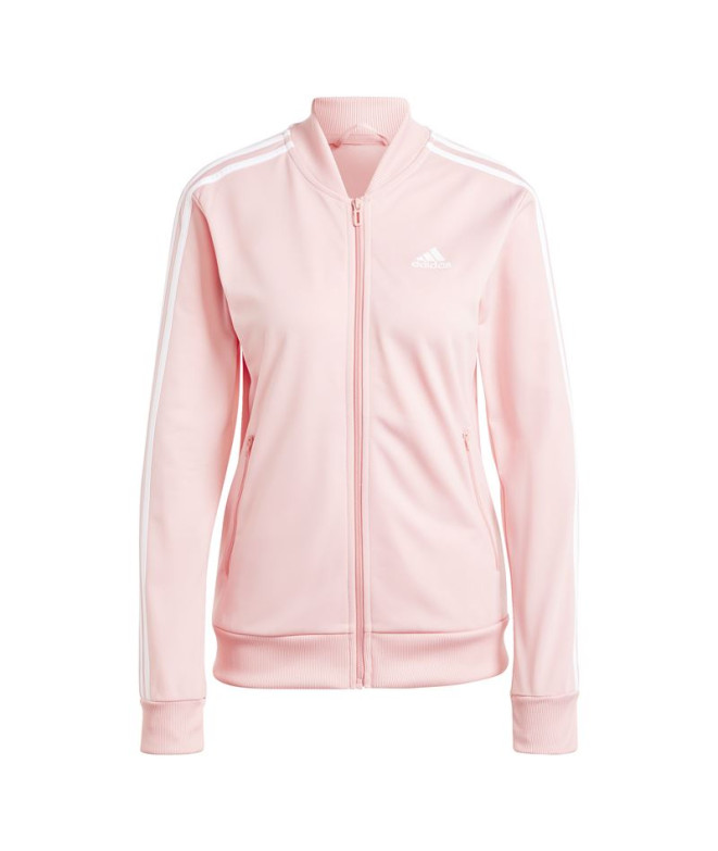 Fato de treino adidas Mulher Essentials 3-Stripes Rosa