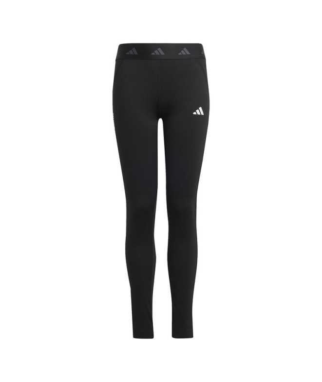 Mallas de Fitness adidas Techfit Warm Infantil Negro/Carbón