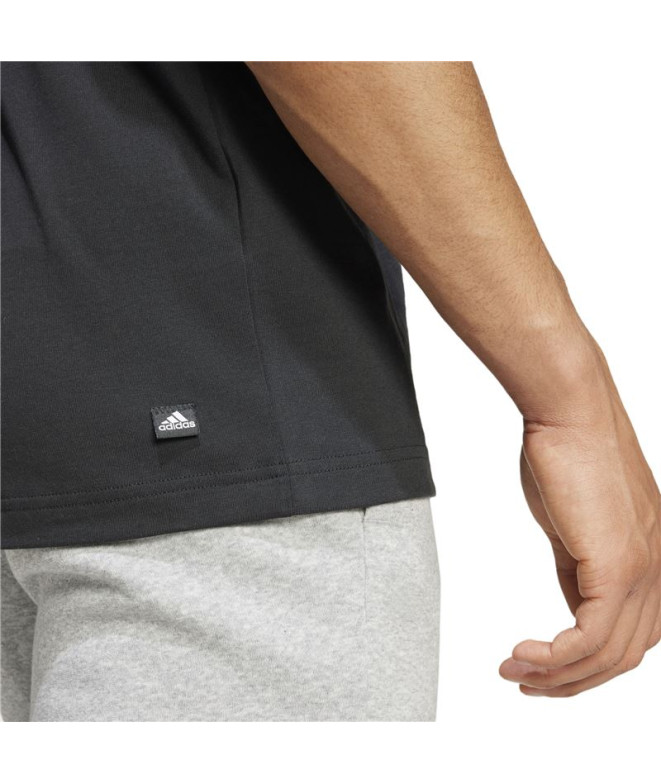 Camiseta adidas Remoji Graphic Hombre Negro
