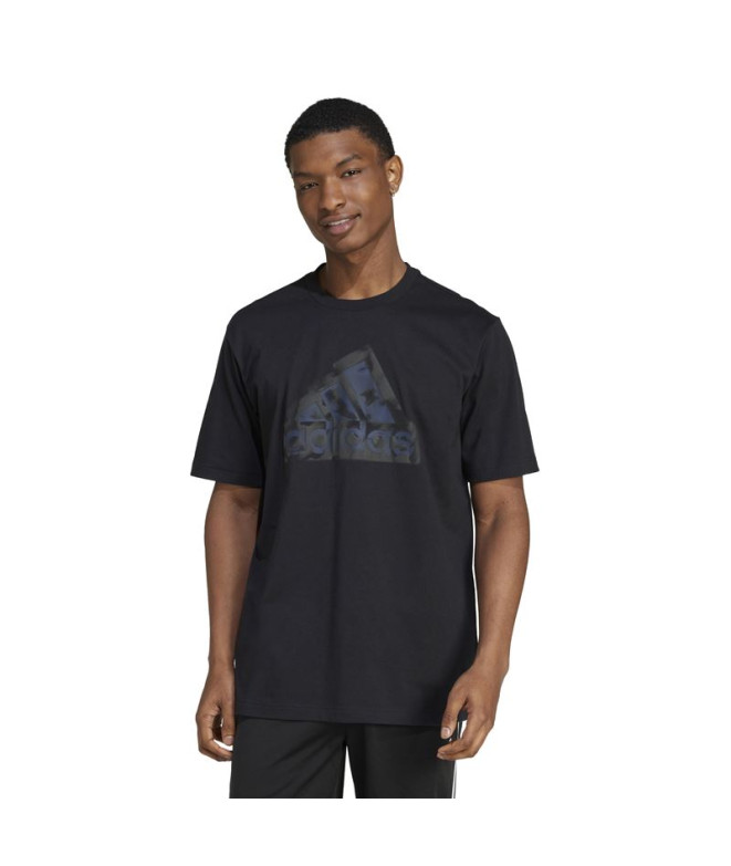 Camiseta adidas Homem Future Icons Graphic Preto