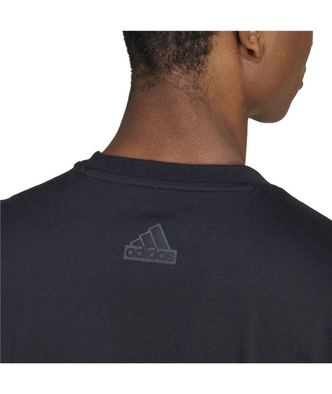 Camiseta adidas Homem Future Icons Graphic Preto