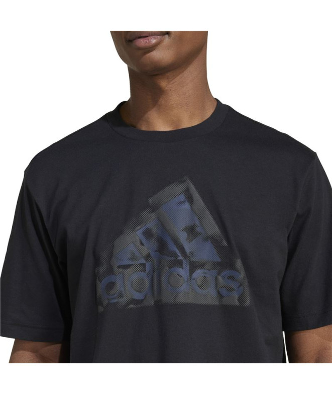 Camiseta adidas Homem Future Icons Graphic Preto
