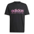 Camiseta adidas Homem House Of Tiro verão Linear Gráfico Preto