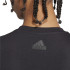 Camiseta adidas Homem Gráfico metálico House Of Tiro Preto