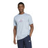 Camiseta adidas Codes Linear Graphic Hombre Azul