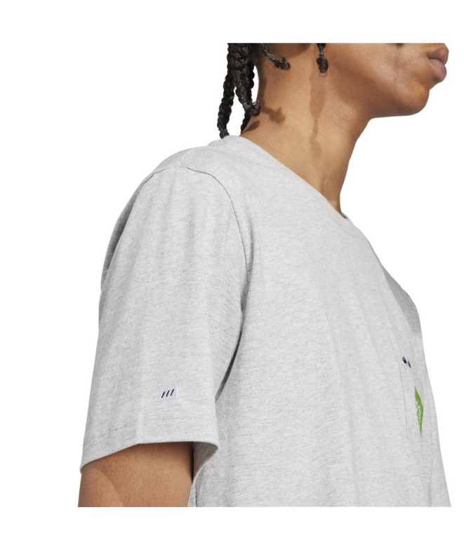 Camiseta adidas Homem Remoji Pocket Graphic...