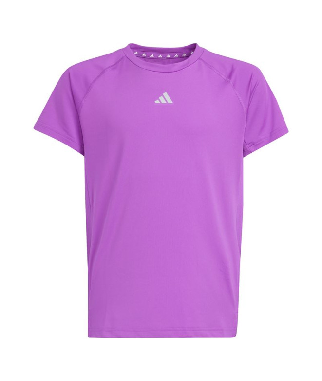 Camiseta Fitness adidas Menina de Jogger Morado